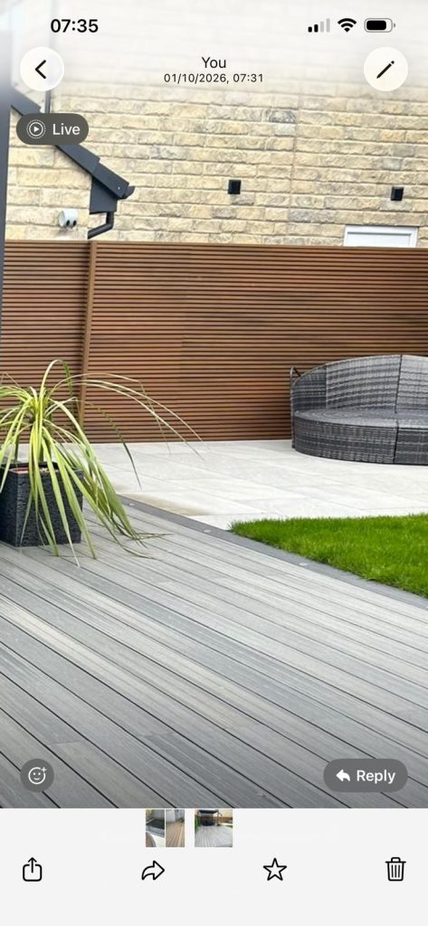 Composite Decking, Composite Fencing & Porcelain Patio - photo 1