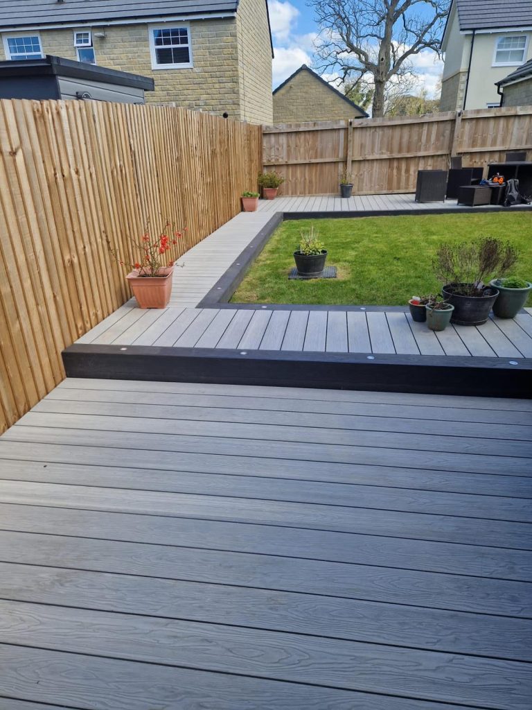 Wrap-Around Composite Decking in Light Grey - photo 2