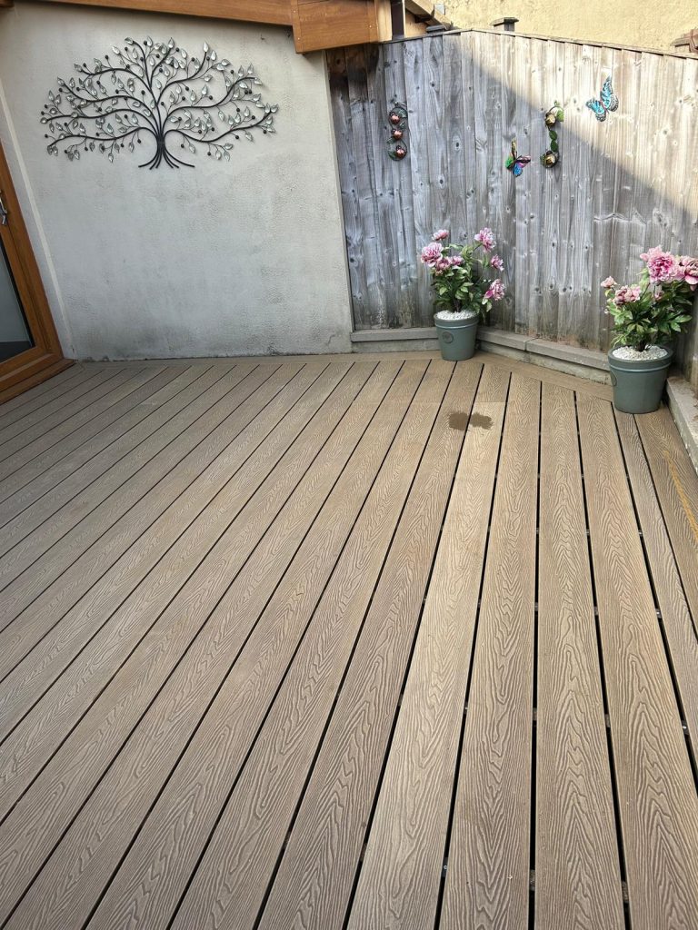 Wrap-Around Composite Decking in Wood Grain - photo 1