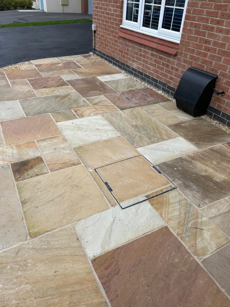 Indian Sandstone Patio & Block Paving - photo 3